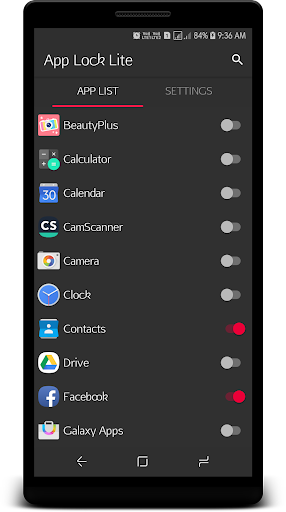 AppLock Lite - Image screenshot of android app