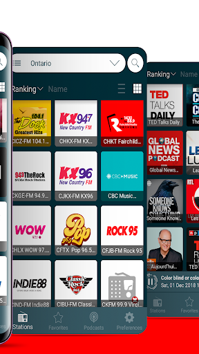 Radio Canada: Radio Player App - Image screenshot of android app