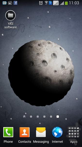 Moon Live Wallpaper - Image screenshot of android app