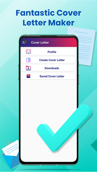 Cover Letter Maker for Resume - عکس برنامه موبایلی اندروید