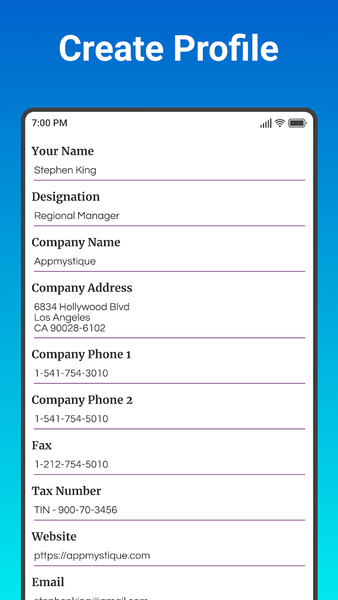 Letterhead Maker - Image screenshot of android app