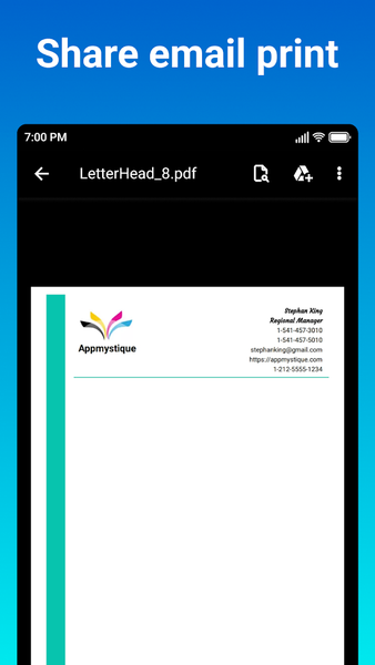 Letterhead Maker - Image screenshot of android app