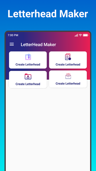 Letterhead Maker - Image screenshot of android app