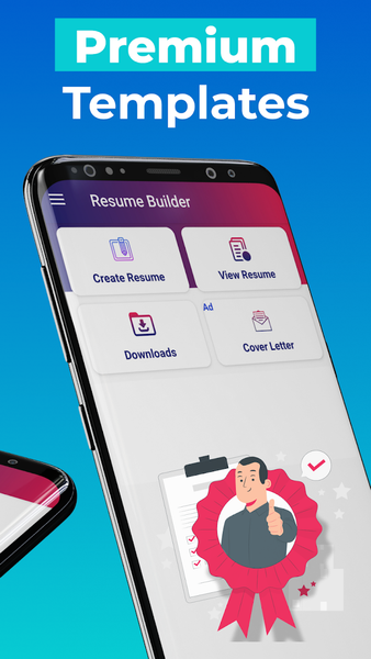 Resume Builder CV Maker App - عکس برنامه موبایلی اندروید