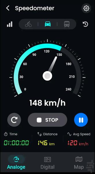 سرعت سنج/ کیلومتر شمار هوشمند🔥 - عکس برنامه موبایلی اندروید