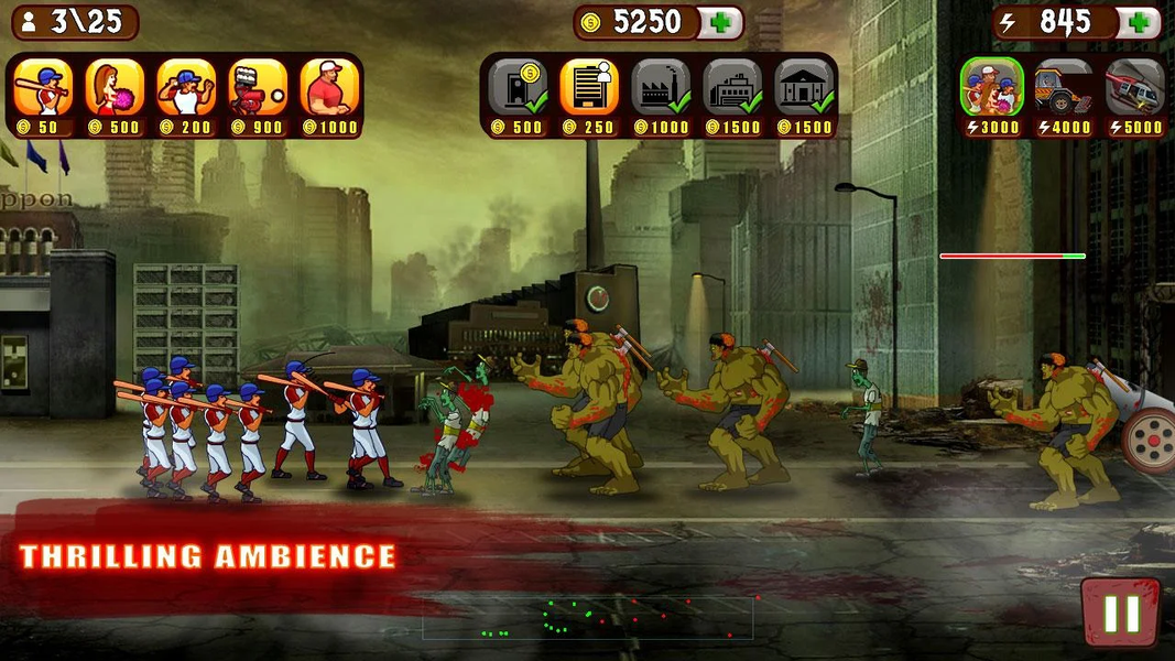 Baseball Vs Zombies - Gameplay image of android game