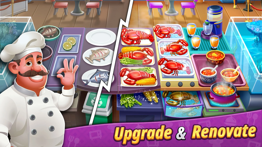 Cooking Super Star -Tasty City - عکس بازی موبایلی اندروید