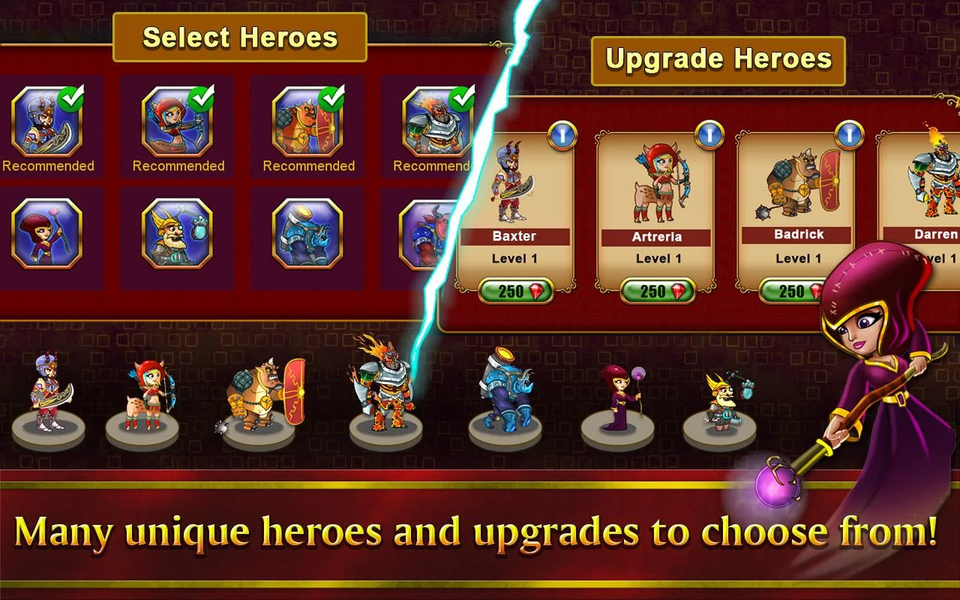 Tower Defender - Defense game - Gameplay image of android game