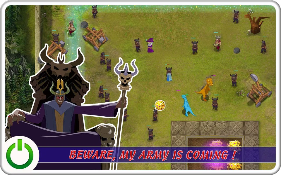 Dragons Empire TD - Gameplay image of android game