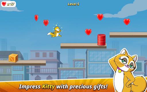Honey Bunny – Run for Kitty - Gameplay image of android game