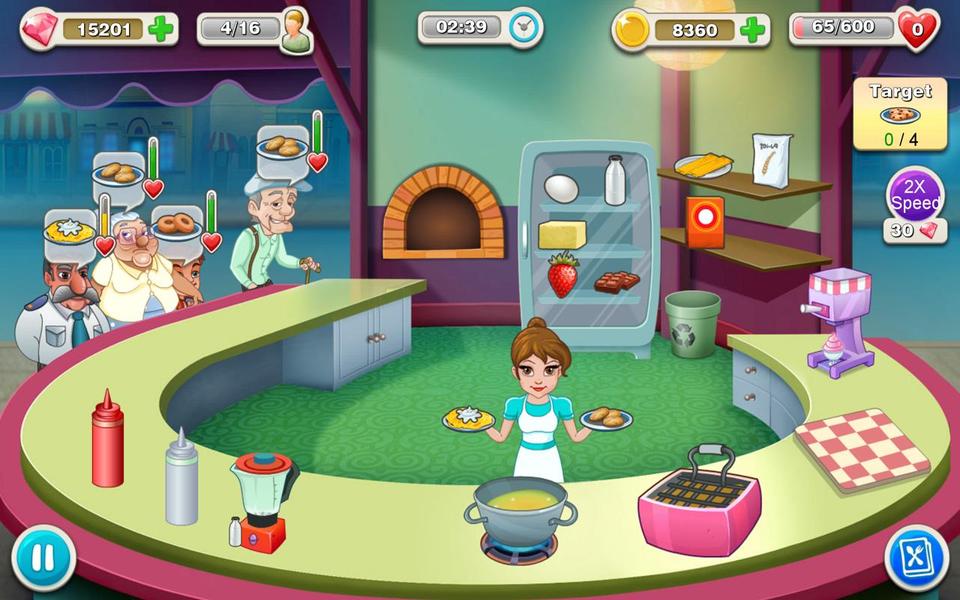 Kitchen story: Food Fever Game - عکس بازی موبایلی اندروید