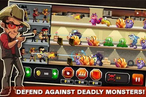 Mafia Vs Monsters - Gameplay image of android game