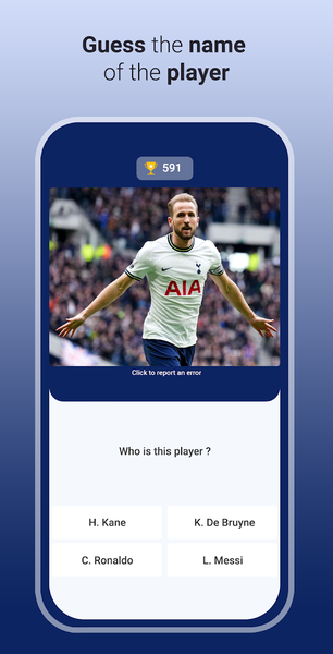 Quiz Football - Guess the name - Gameplay image of android game