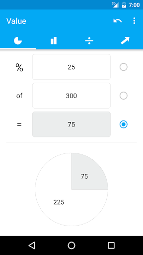 Percentage Calculator - عکس برنامه موبایلی اندروید