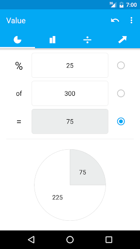 Percentage Calculator - Image screenshot of android app