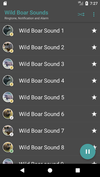 Wild Boar Sounds - Image screenshot of android app