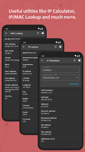 Ping Master - Network Tools - عکس برنامه موبایلی اندروید