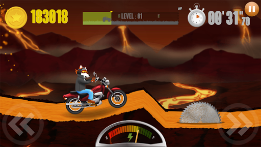 Motocross Trial Challenge - Gameplay image of android game