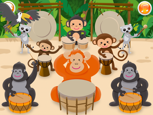 Baby musical instruments - Gameplay image of android game