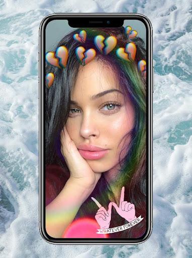 Sweet Snap Emoji - Beauty Face Camera - عکس برنامه موبایلی اندروید