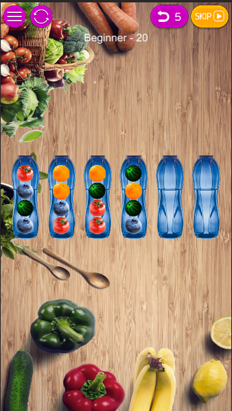 Food Sort - Gameplay image of android game