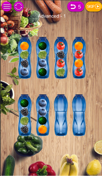 Food Sort - Gameplay image of android game