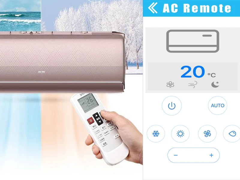 Universal AC Remote Air Condit - عکس برنامه موبایلی اندروید