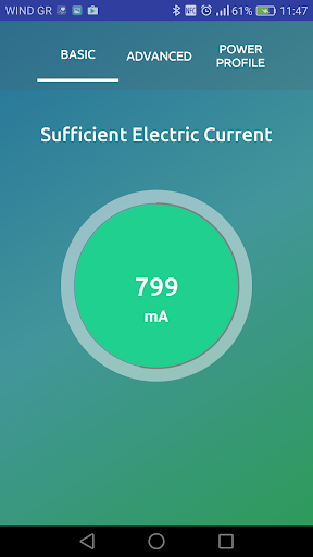 Charger Tester (ampere meter) - Image screenshot of android app