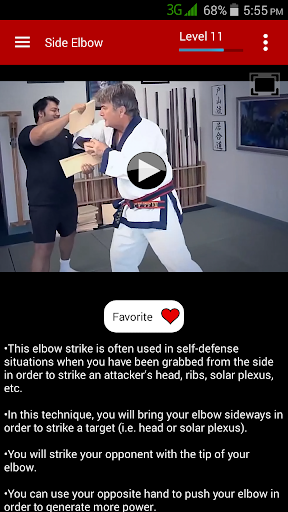 Karate Training - Videos - Image screenshot of android app