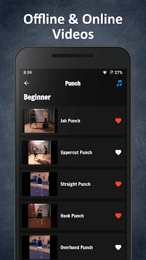 KickBoxing Training - Videos - عکس برنامه موبایلی اندروید