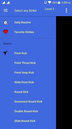 Taekwondo Training - Videos - Image screenshot of android app