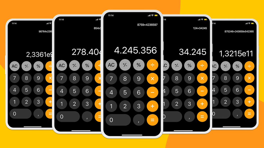 Calculator with History - عکس برنامه موبایلی اندروید