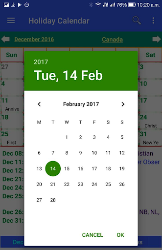 Holiday Calendar ۲۰۲۵ - عکس برنامه موبایلی اندروید