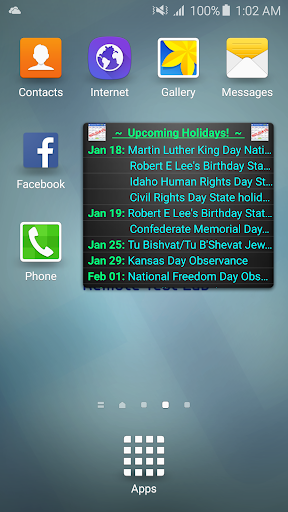 Holiday Calendar ۲۰۲۵ - عکس برنامه موبایلی اندروید