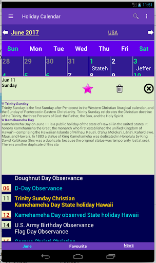 Holiday Calendar ۲۰۲۵ - عکس برنامه موبایلی اندروید