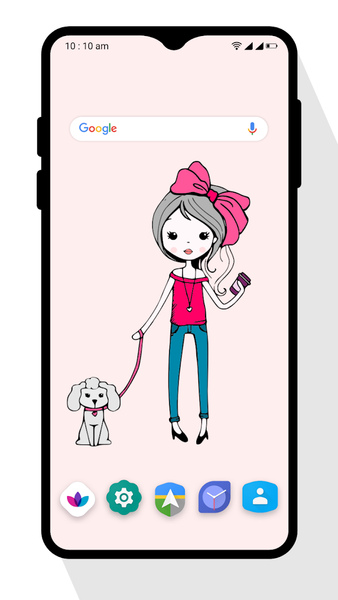 Girly Wallpapers - Image screenshot of android app