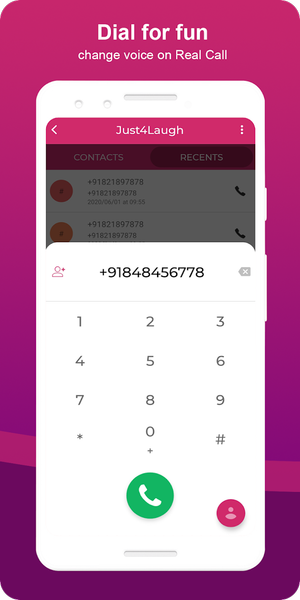 Just۴Laugh | Voice Changer App - عکس برنامه موبایلی اندروید