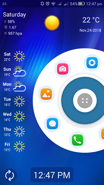 Weather Home - عکس برنامه موبایلی اندروید