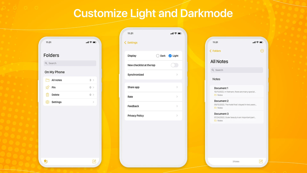 Notes Phone ۱۵: simple notes - عکس برنامه موبایلی اندروید