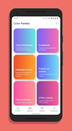 Color Palette - Extract/Create Colors & Gradients - Image screenshot of android app