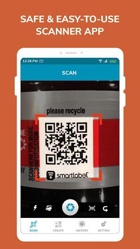 QR Code Reader / QR Code Scanner / Barcode Scanner - Image screenshot of android app