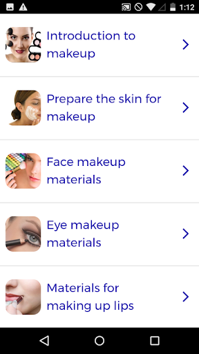 Make Up Course - Image screenshot of android app