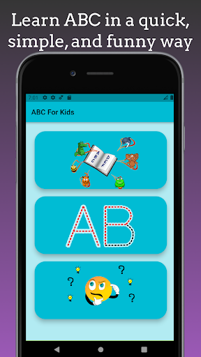abc for kids learn alphabet - عکس برنامه موبایلی اندروید