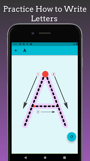 abc for kids learn alphabet - Image screenshot of android app