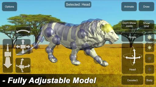 Lion Mannequin - Image screenshot of android app