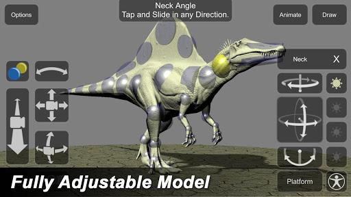 Spinosaurus Mannequin - Image screenshot of android app