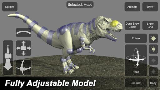 T-Rex Mannequin - Image screenshot of android app