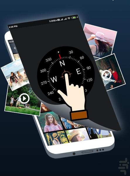 مخفی کردن عکس و فیلم _ گالری مخفی - Image screenshot of android app