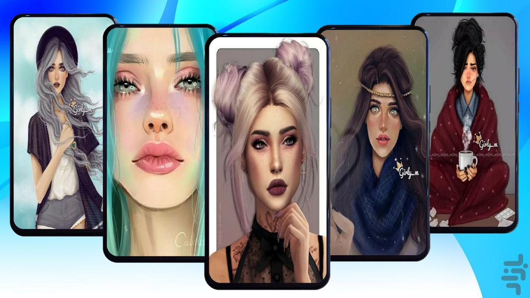 Girl Wallpaper - Image screenshot of android app