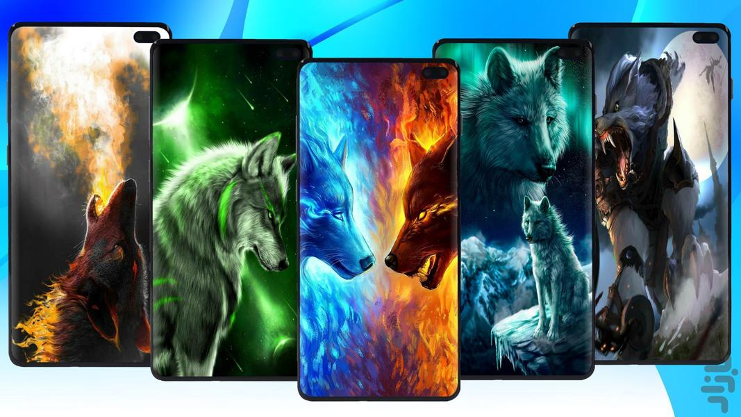 wolf wallpaper - Image screenshot of android app